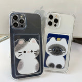 COCO Sketch Some Cat Card Storage Phone Case