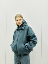 Paneled Jacket - Washed Navy