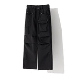 カーターダイアゴナルジップパラシュートパンツ / CARTER DIAGONAL ZIP PARASHUTE PANTS_BK