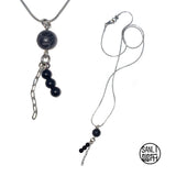 デューネックレス/Black dew necklace