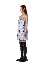 クローム アーガイル ベルト ドレス/ CHROME ARGYLE BELT DRESS (BLUE)