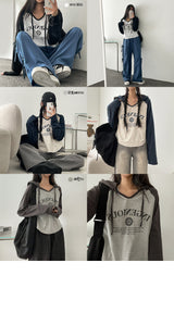 Pro V Colored Hoodie Long Sleeve Tee
