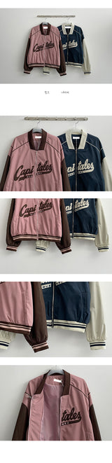 Capiカラーバーシティージャンパー/Capi Colored Bar City Jumper