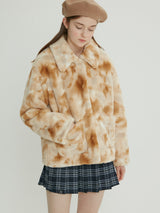 (JK-21708) ECO FUR JACKET BEIGE (6616013635702)