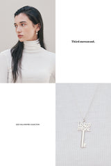 ロゴキーペンダント / Logo Key Pendant (Silver)
