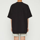 ユニセックスポップリンオーバーフィットTシャツ / Unisex poplin Over fit T-shirts (4557436223606)