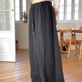 Poots Side Coloring Banding Long Wide Training Pants