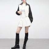 B& wide pleated skirt
