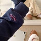 [BELLIDE MADE] point embroidery sweat
