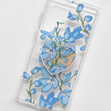 デルフィニウム iPhoneケース/Blue Delphinium (iPhone) Jelly Case