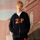 センスロゴフードジップアップ/25P SENSE LOGO HOOD ZIP UP_NAVY