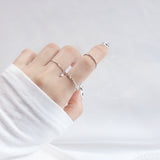 デイリーチェーンリングセット- 5セット / Daily Chain Ring Set - 5 set (2 color)