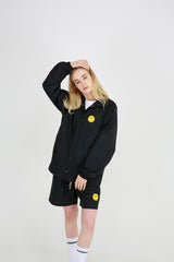 SMILE HALF PANTS (BLACK) (6699087167606)