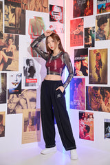 ノーマルメッシュクロップTシャツ / TOP(9286) Normal Mesh Crop Tee