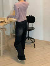 Liz Vintage Wide Denim Pants