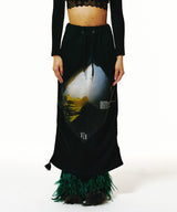 221-SHIRRING GRAPHIC LONG-SKIRT(NONE-FLEECE) (6677538537590)