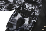 フェイクレザークロップドジャケット/Faux-Leather Cropped Jacket _ Black
