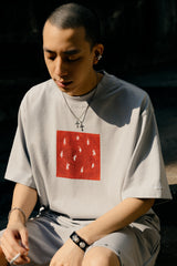 タイチドロップ.1 Tシャツ/UN TaiChi Drop.1 - SHORT_GREY