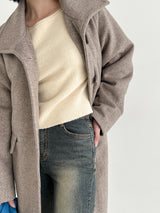 ソフトリップラインニット / Soft lip line knit (5color)