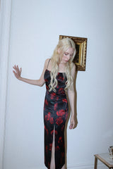 ROSE SLIT DRESS[red]