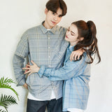 レイラホリデーチェックシャツ / Layla The reason for love Holiday Check Shirt S71 Canal Blue (6550300885110)