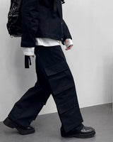 クォーター カーゴ ストリング パンツ / CH Quarter Cargo String Pants (3 colors)