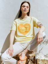 サマーロマンスTシャツ/The Summer Romance T-shirt (Yellow)