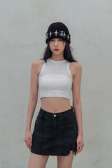 [MADE] UL 4seasons crop sleeveless