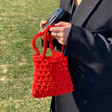 フルーツネットバッグ ミニ/fruit net bag mini (apple)