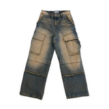 (Unisex) Frank cargo denim pants