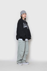 ワイドナイロンカーゴパンツ / wide nylon cargo pants