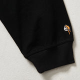 オーバーフィットプリンティングフードジップアップ/OVERFIT PRINTING HOOD ZIP-UP-BLACK