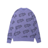 LOGO JACQUARD OVERSIZED FULL-OVER KNIT (KYTZ7NTR03W) (6541182402678)