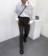 ピンタック ワイド スラックス / SK Pintuck Wide Slacks (3 colors)