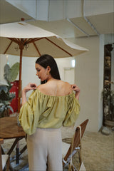 サマーサムウェアリネントップ / Summer Somewhere Linen Top