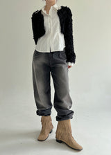 ウィッシュブラックデニムパンツ/no.3618 Wished Black Denim Pants
