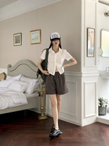 [MADE] リベットメッシュ裏地水遊びナイロンパート3ショーツパンツ/RIVET MESH LINING WATER NYLON THREE PARTS SHORTS PANTS