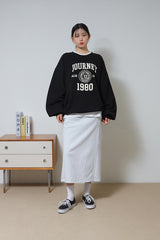 ゴールデン刺繡スウェット/Golden Emblem Sweatshirt (Black)