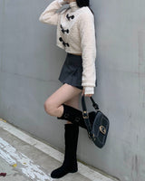 Pleated pants skirt