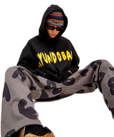 Pattern sweat pants ( CHARCOAL ) (6626182660214)