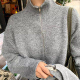 リブドハーフキップニット