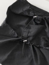 Peanut nylon spring backpack 