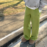 ナッピングエンブロイダリー2WAYジョガーパンツ / [Bellied made] napping embroidery two-way jogger pants