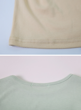 スリムパステル半袖Tシャツ (8color)