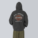フィンガープリントフーディー/Fingerprint printing hood