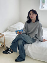 Low waist washing jean 