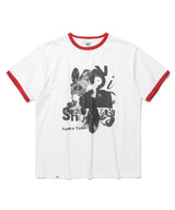 リンガーコラージュT / RINGER COLLAGE SS TEE WHITE(CV2DMUT506A)