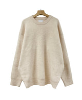 (UNISEX) サイレンスウールオーバーニット