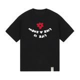 ビッグリバースレタリングショートスリーブTシャツ / Big Reverse Lettering Short Sleeve Tee_4color