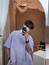 ASCLO Perfect Over Cotton Short Sleeve Shirt (5color)